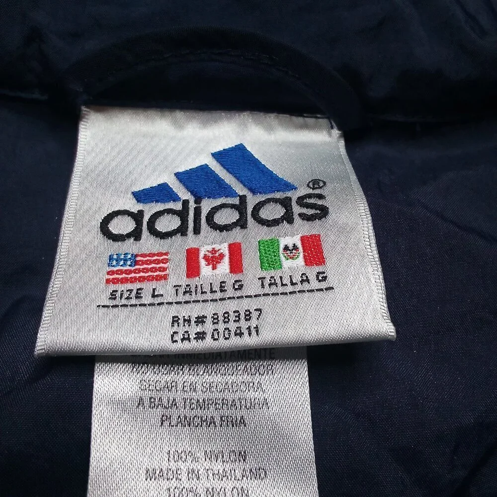 Vintage 90s Adidas Color Block Windbreaker Jacket